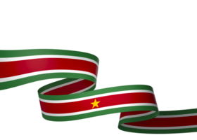 suriname flagga element design nationell oberoende dag baner band png