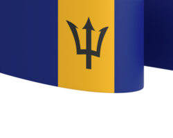 barbados flagga element design nationell oberoende dag baner band png