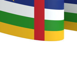 Central African Republic flag element design national independence day banner ribbon png