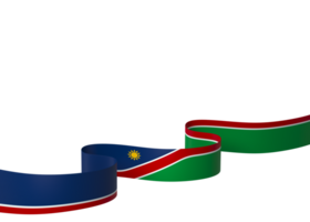 Namibia Flagge Element Design National Unabhängigkeit Tag Banner Band png