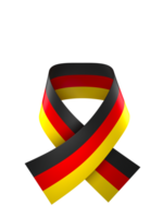 Germany flag element design national independence day banner ribbon png