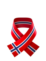 Norway flag element design national independence day banner ribbon png