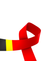 Belgium flag element design national independence day banner ribbon png