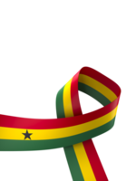 Ghana flag element design national independence day banner ribbon png