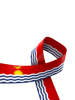 Kiribati bandeira elemento Projeto nacional independência dia bandeira fita png