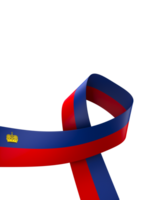 Liechtenstein Flagge Element Design National Unabhängigkeit Tag Banner Band png