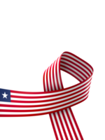 Liberia flag element design national independence day banner ribbon png