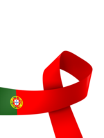 Portugal bandeira elemento Projeto nacional independência dia bandeira fita png