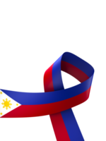 Filipinas bandeira elemento Projeto nacional independência dia bandeira fita png