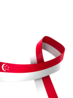 singapore flagga element design nationell oberoende dag baner band png