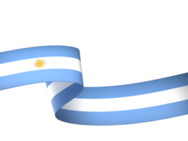 Argentina bandeira elemento Projeto nacional independência dia bandeira fita png