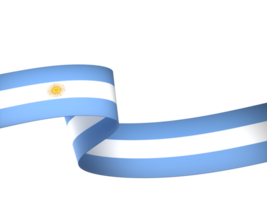 argentina bandiera elemento design nazionale indipendenza giorno bandiera nastro png