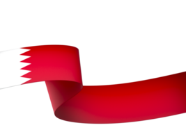 Bahrain flag element design national independence day banner ribbon png