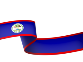 belice bandera elemento diseño nacional independencia día bandera cinta png