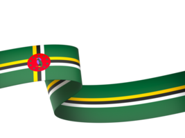 Dominica Flagge Element Design National Unabhängigkeit Tag Banner Band png