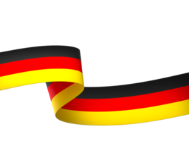 Germany flag element design national independence day banner ribbon png