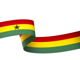 ghana flagga element design nationell oberoende dag baner band png