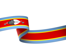 eswatini drapeau élément conception nationale indépendance journée bannière ruban png
