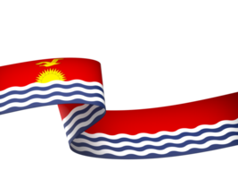 kiribati flagga element design nationell oberoende dag baner band png