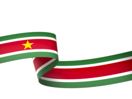 Surinam bandera elemento diseño nacional independencia día bandera cinta png