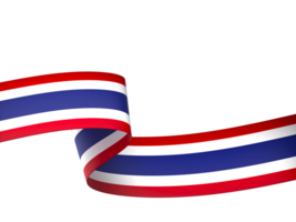 Thailand Flagge Element Design National Unabhängigkeit Tag Banner Band png