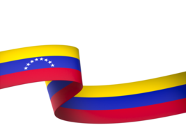 Venezuela Flagge Element Design National Unabhängigkeit Tag Banner Band png