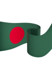 Bangladesch Flagge Element Design National Unabhängigkeit Tag Banner Band png