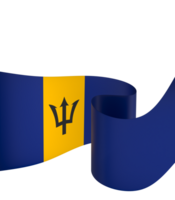 barbados flagga element design nationell oberoende dag baner band png