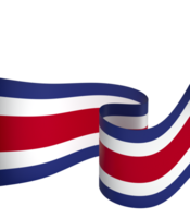 costa rica flagga element design nationell oberoende dag baner band png