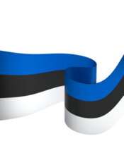 Estonie drapeau élément conception nationale indépendance journée bannière ruban png