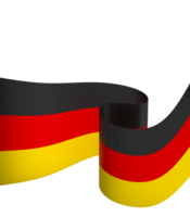 Germania bandiera elemento design nazionale indipendenza giorno bandiera nastro png