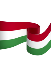 Hungary flag element design national independence day banner ribbon png