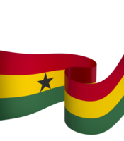 Ghana flag element design national independence day banner ribbon png