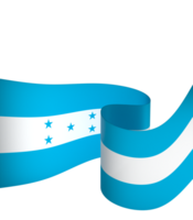 Honduras flag element design national independence day banner ribbon png