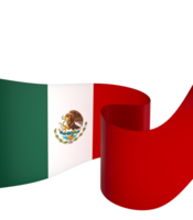 mexico flagga element design nationell oberoende dag baner band png