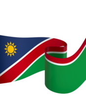 Namibia bandera elemento diseño nacional independencia día bandera cinta png