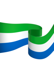 Sierra Leone flag element design national independence day banner ribbon png