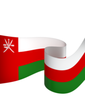 Oman bandiera elemento design nazionale indipendenza giorno bandiera nastro png