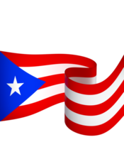 puerto rico bandera elemento diseño nacional independencia día bandera cinta png