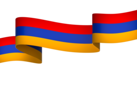 Armenien Flagge Element Design National Unabhängigkeit Tag Banner Band png