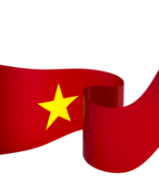 Vietnam Flagge Element Design National Unabhängigkeit Tag Banner Band png