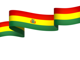 bolivia bandera elemento diseño nacional independencia día bandera cinta png
