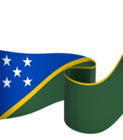 Solomon Islands flag element design national independence day banner ribbon png