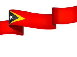 este Timor Timor leste bandera elemento diseño nacional independencia día bandera cinta png