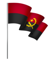 Angola Flagge Element Design National Unabhängigkeit Tag Banner Band png