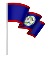 belize Flagge Element Design National Unabhängigkeit Tag Banner Band png