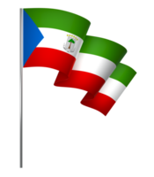 Equatorial Guinea flag element design national independence day banner ribbon png