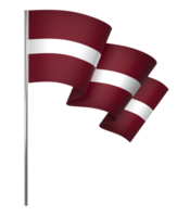 Latvia flag element design national independence day banner ribbon png