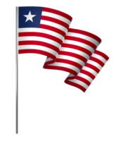 Liberia bandiera elemento design nazionale indipendenza giorno bandiera nastro png