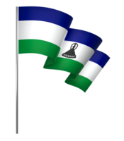 Lesoto bandeira elemento Projeto nacional independência dia bandeira fita png